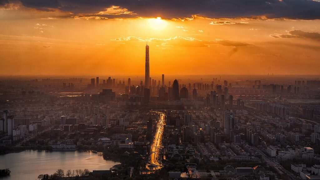 tianjin, sunset, city-2185510.jpg